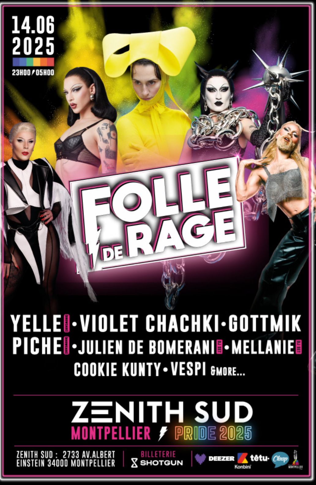FOLLE DE RAGE (Zénith Montpellier Juin 2025)