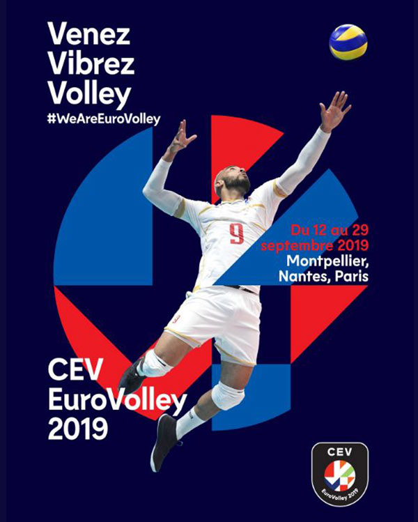 EUROVOLLEY 2019 à l'Arena Sud de France Montpellier Pérols du 12 au 18 Septembre 2019